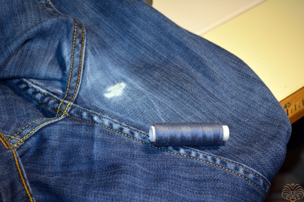 Как зашить штаны по шву
