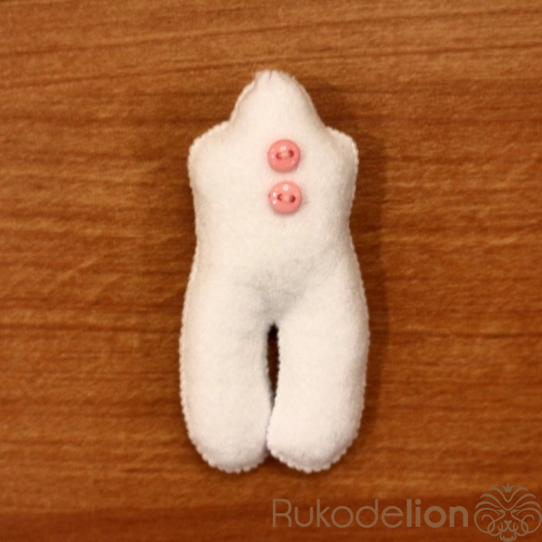 Кукла из фетра